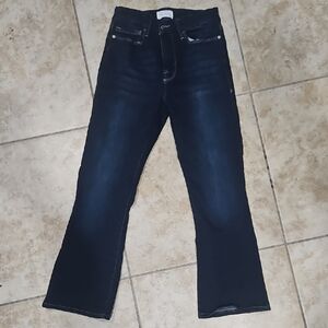 Frame Denim Dark Indigo Boot Cut Jeans